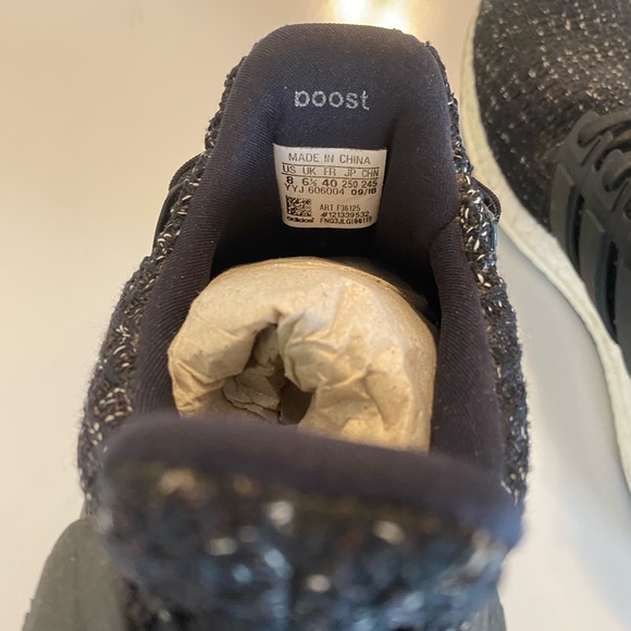 🔴Adidas Ultraboost 4.0 Black White Speckle Men Size 7 - Picture 9 of 9